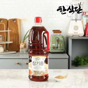 햇살비 참기름 1.8리터 중국산 통참깨