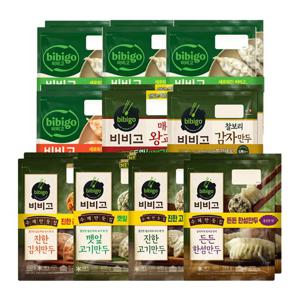 [CJ골라담기] 비비고 왕교자 455g x6개 + 인기만두 6종 x2개