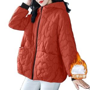 여성 패딩 겉옷 느슨한 패션 지퍼 포켓 겨울 다운 코튼 의류 4XL 여성 파카