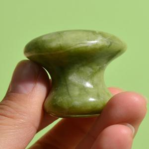 1 Pcs 자연 녹색 석영 스톤 마사지 얼굴 롤러 아름다움 버섯 모양 마사지 눈 목 케어 슬리밍 건강 미용 도구
