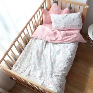 3 Pcs 아기 어린이 침대 침구 세트 목화 침대 시트 소년 소녀 침대 키트 베개 커버 시트 이불 커버 어린이 방 장식 포함