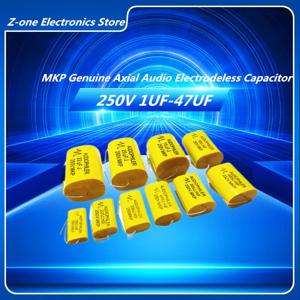 2Pcs 250V MKP 1 미크로포맷 1.5 미크로포맷 1.8 2.2 미크로포맷 2.7 미크로포맷 3.3 미크로포맷-47 미크로포맷 커패시터 Audiophiler HIFI 발열 오디오 금속 필름 커플 링 주파수 분할