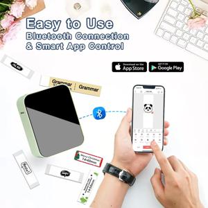 Marklife P15 열 라벨 프린터 D11 D110 D101 라벨링 기계와 유사 라벨 스티커가있는 무선 블루투스 라벨 메이커