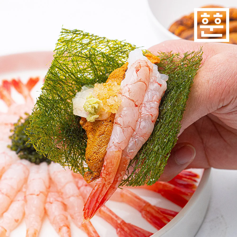 [훈훈수산] 단새우 우니(성게알) 감태 홈마카세 세트