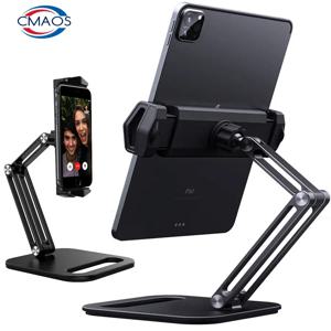Kimdoole 태블릿 클립 휴대용 모니터 접이식 스탠드 IPad Pro Xiaomi Samsung Huawei 및 Apple 태블릿 액세서리에 적합
