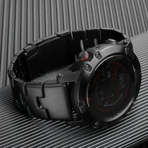 Fenix ​​7X 7 6X Pro 5X Plus/Instinct/Epix 스트랩 손목 밴드 용 Garmin 22mm 26mm 퀵 피팅 티타늄 메탈 시계 밴드 팔찌