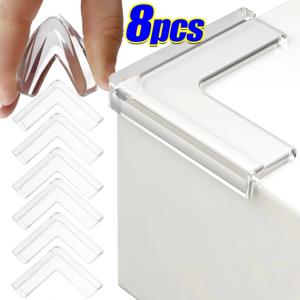 8/4/1Pcs 창 충돌 방지 코너 안전 부드러운 투명 패드 어린이 안전 홈 테이블 책상 직각 보호 커버
