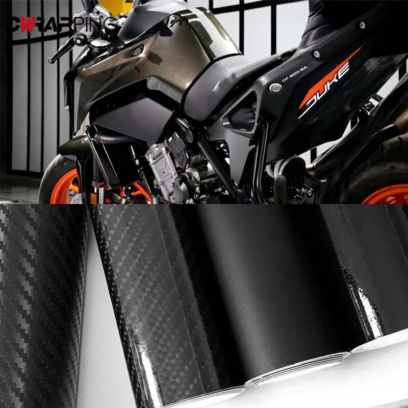 30x200cm 오토바이 3D 탄소 섬유 비닐 자동차 랩 시트 롤 필름 스티커 데칼 스타일링 자동 오토바이 오토바이 액세서리