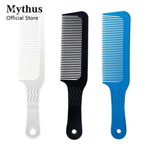 이발사 미용 클리퍼 빗 미용사 이발사 절단 빗 전문 살롱 미용 도구에 대한 정전기 방지 플랫 탑 빗