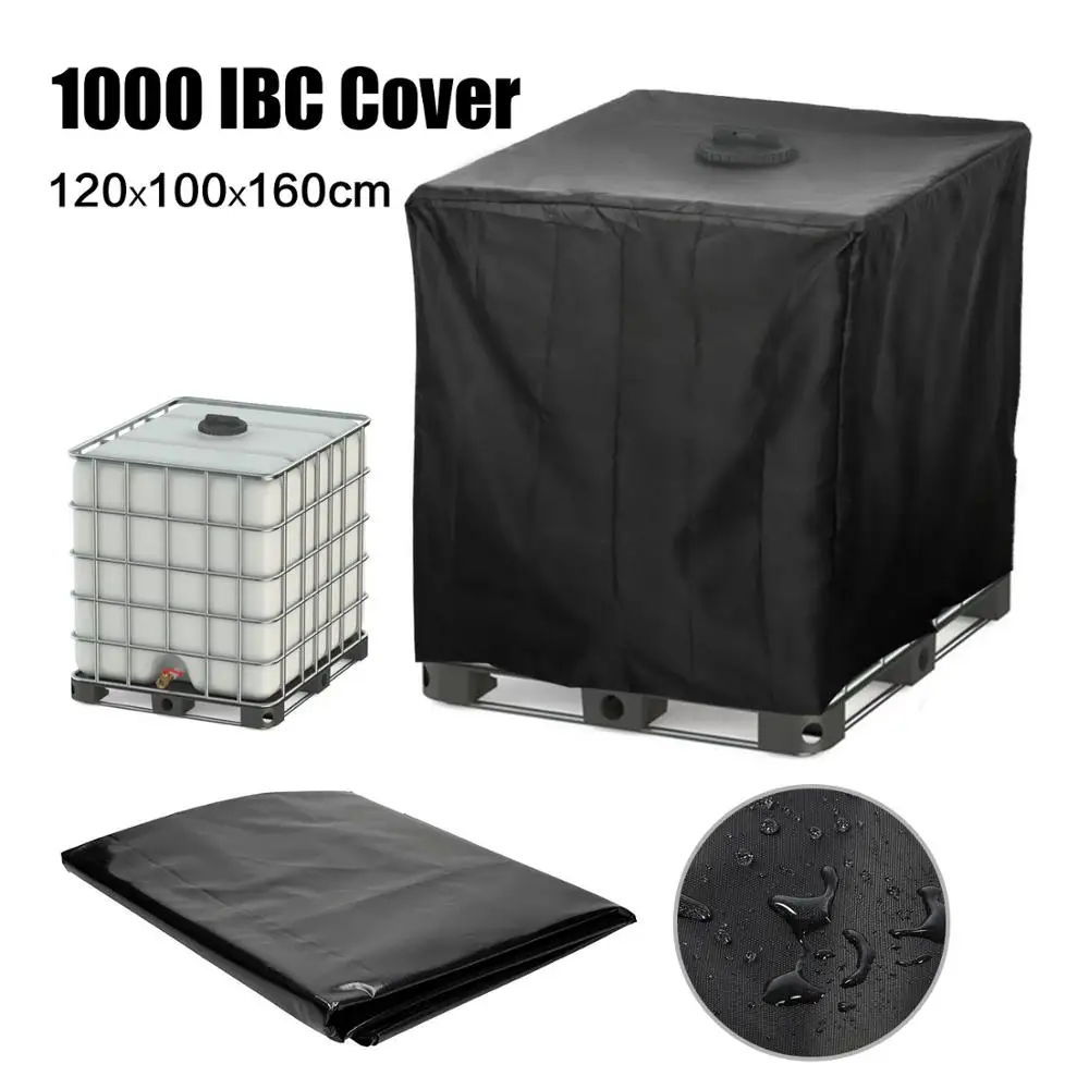 IBC 액세서리 빗물 탱크 커버, 방수 방진 커버, 태양 겨울 보호 커버, 컨테이너 포일, 7 가지 색상, 1000 리터