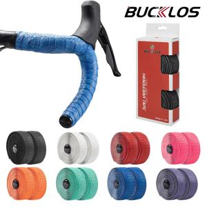 BUCKLOS 도로 자전거 핸들 바 테이프, 미끄럼 방지 자갈 자전거 바 테이프, 스피드 레이스 사이클링 핸들 래퍼 스트랩, 소프트 바 커버, 리본