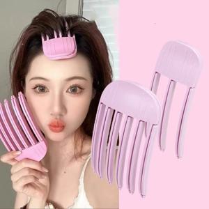 푹신한 머리핀 컬링 앞머리 클립 헤어 뿌리 볼륨 헤어 클립 여성 컬링 고정 모양 클립 패션 볼륨 헤어 롤러