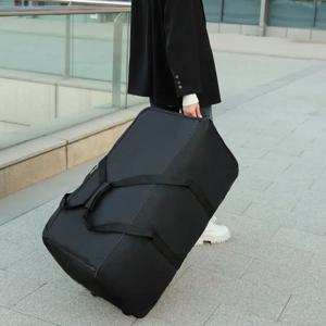 접이식 바퀴 가방 바퀴가 달린 수하물 보관 가방 대용량 수하물 캐리어 확장 가능한 트롤리 가방