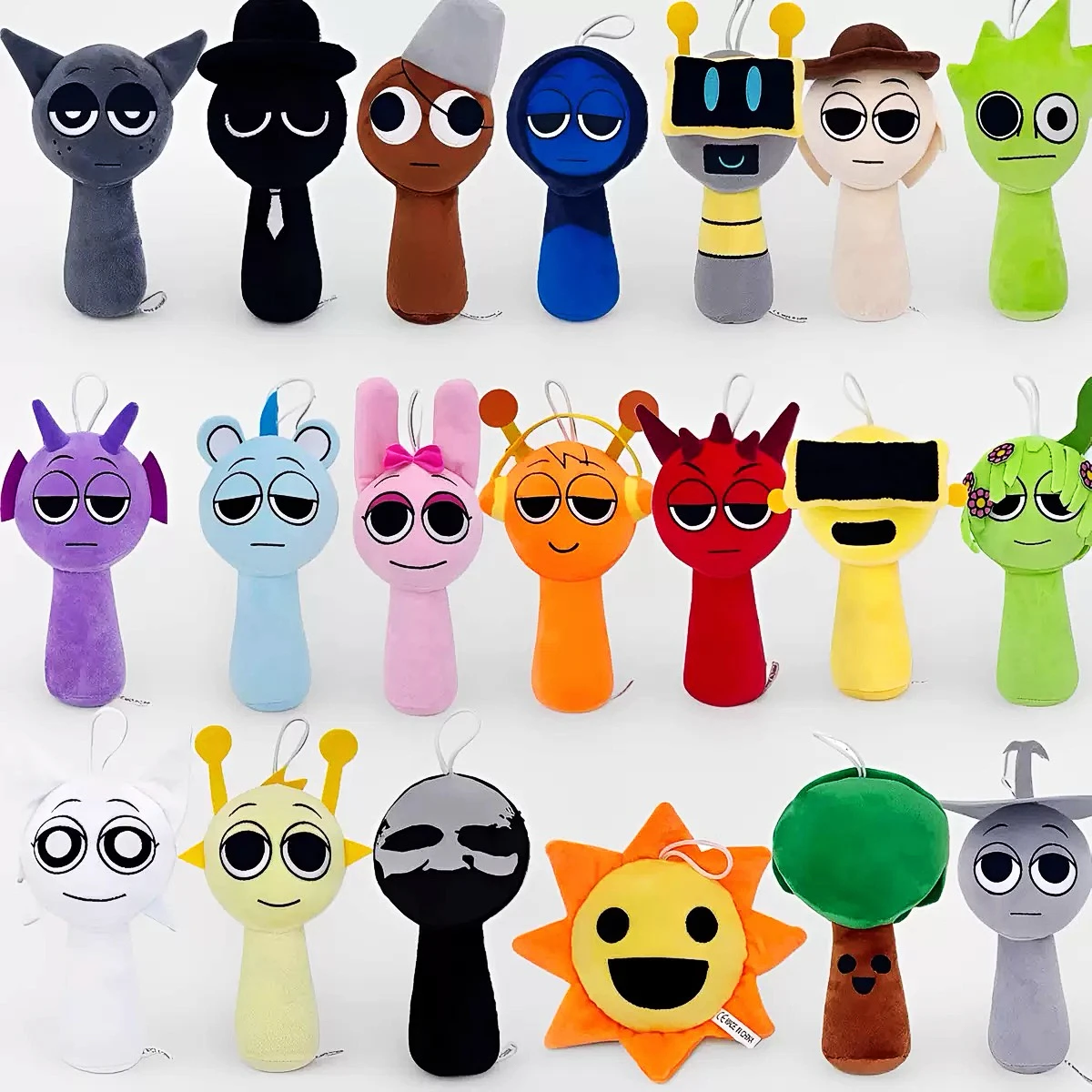 Sprunki 플러시 장난감 Sprunki Incredibox 플러시 인형 Sprunki 게임 만화 베개 어린이 생일 선물 인형 크리스마스 선물