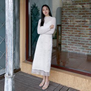 [최초가 69,900원]셀렙샵 에디션 25SS 레이어드 시스루 스커트