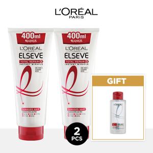 토탈리페어5 미라클 헤어팩 400ml 2개+네티빗거울