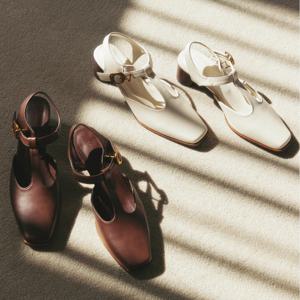 [정상가:156,000원] 코모레비뮤지엄 KM039 핸드메이드 카우 레더 펌프스 천연가죽 ver｜3Colors