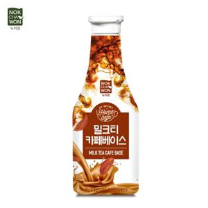 [녹차원] 밀크티 카페베이스(밀크티시럽) 450g