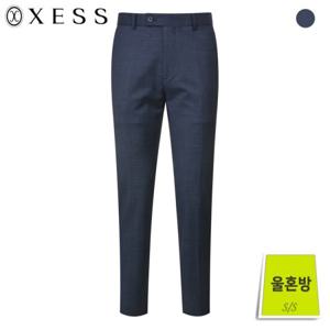 (제스) 울혼방 슬럽 체크텍스쳐 스트레치 수트팬츠 (X0BSP1209)