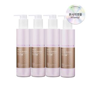 ★20%할인+20%적립★[질경이]홈쇼핑 부문 1위 여성청결제 에코아 워시 골드젤 200ml x4개+페미닌 티슈 x4개