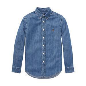 폴로 랄프로렌 보이즈 샴브레이 데님 셔츠 청남방 Cotton Denim Shirt