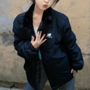 뉴발란스 플리스 리버시블 점퍼 블랙 공용 6DC43783-BK
