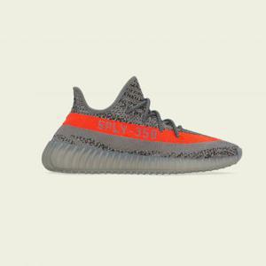 일본 아디다스 이지부스트 350 V2 HQ7045 CARBON BELUGA/STEEPLE GRAY/SOLAR RED