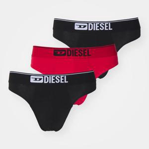 DIESEL 디젤 언더웨어 남자 티팬티 3장세트 블랙 레드 코튼 THONG 유럽판