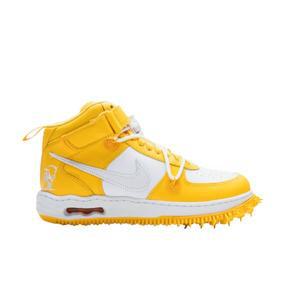 [정품아닐시3배보상] 나이키 x 오프화이트 에어포스 1 미드 SP 레더 바시티 메이즈 Nike x Off-White Air F