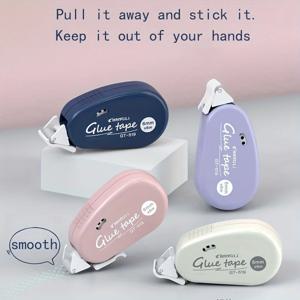 WQN-1PC 196.85 인치 * 6mm 지워지는 양면 테이프 DIY 스크랩북 콜라주 사진 앨범 문구 롤 테이프 도트 학교 사무용