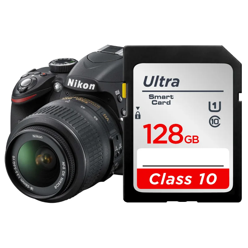 SD 카드 64GB 128GB 256GB V10 16GB 32GB 일반 풀 사이즈 플래시 SD 메모리 카드 카메라 용 고속
