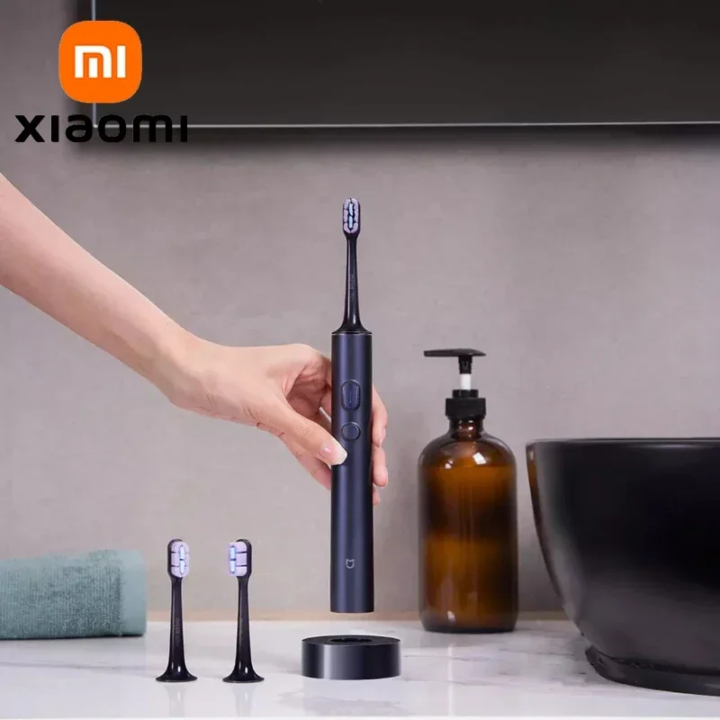 샤오미 미지아 소닉 전동 칫솔, 초음파 진동 치아 미백, 구강 청결 브러시, 스마트 앱 전동 칫솔, T700