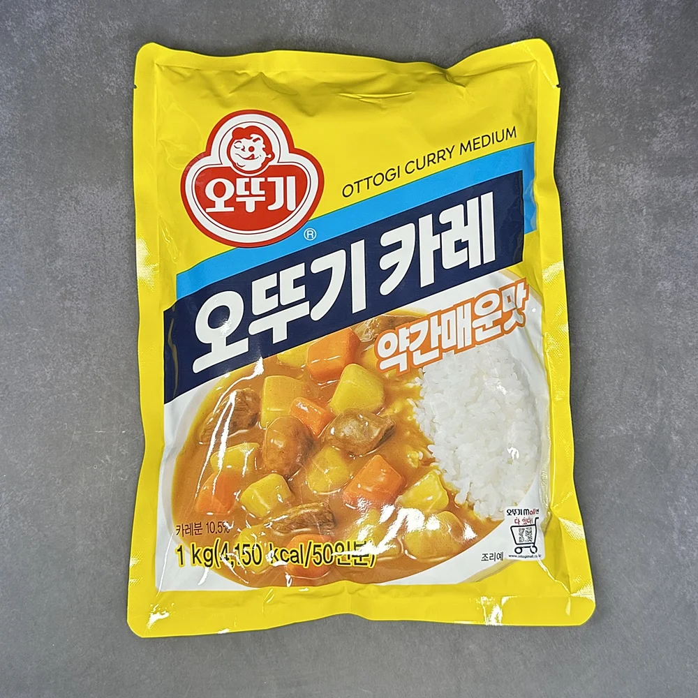 오뚜기 카레 약간매운맛1kg 1개 과립형