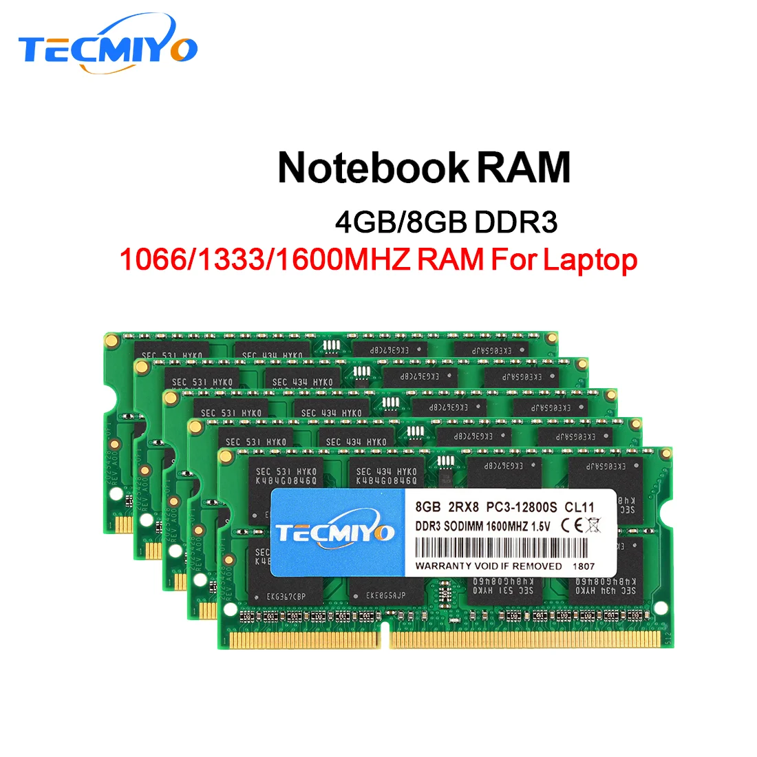WALRAM 메모리 램 DDR3 DDR3L 8GB 4GB 램 DDR4 16GB 3200MHz 2666MHz 2400MHz 1600MHz Sodimm 노트북용 내장 메모리
