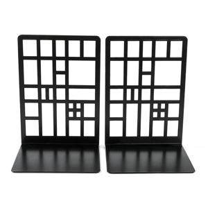 2pcs 책장 난간 책 끝 책장 끝 헤비 듀티 책 끝 스토리지 책장 홈 책 끝 책 홀더 철 책장