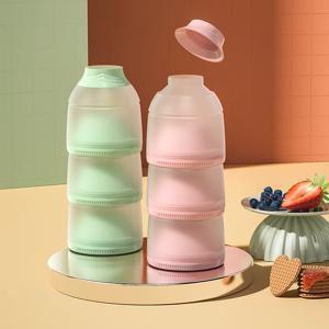 Oberni 베이비 키즈 식품 분유 보관 상자 BPA 무료 이유식 디스펜서 아기 먹이 소년과 소녀