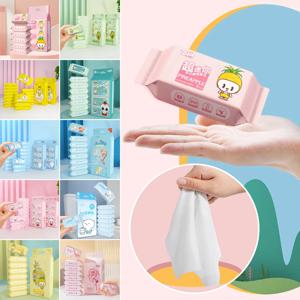 부드러운 아기 물티슈, 손 입 청소, 일회용 청결 청소 물티슈, 대형 팩, 하이 퀄리티 미니 휴대용 물티슈