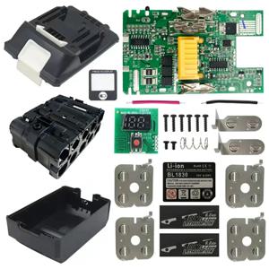 BL1830 리튬 이온 배터리 케이스 충전 보호 회로 기판 PCB LED 디지털 표시기 상자 Makita 18V 6.0Ah 하우징 쉘