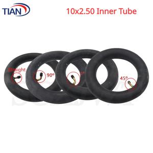 10X2.50 내부 튜브 10x2.5 구부러진 밸브가있는 카메라 45 90도 10 인치 유모차 유모차 스쿠터 전기 스쿠터 스케이트 보드