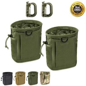 Molle 덤프 파우치, 사냥 잡지 복구 파우치 Drastring 탄약 가방 벨트 허리 화니 팩 조절 가능한 홀스터 백