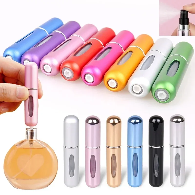 휴대용 화장품 스프레이 보틀링 무화기 빈 여행병, 향수병, 5ml, 8ml, 1 개