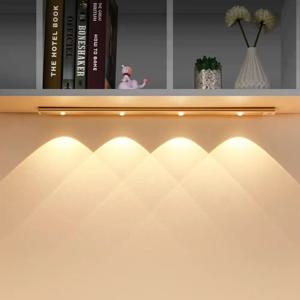 LED 모션 센서 무선 울트라 얇은 밤 빛 USB LED 와인 쿨러 빛 부엌 캐비닛 침실 옷장 실내 조명