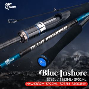 LEYDUN BLUE INSHORE 해안 파도막 베이스 로드 S762L S832M S862ML S902ML S922ML S972M S1003MH 바닷물 라이트 스피닝 로드