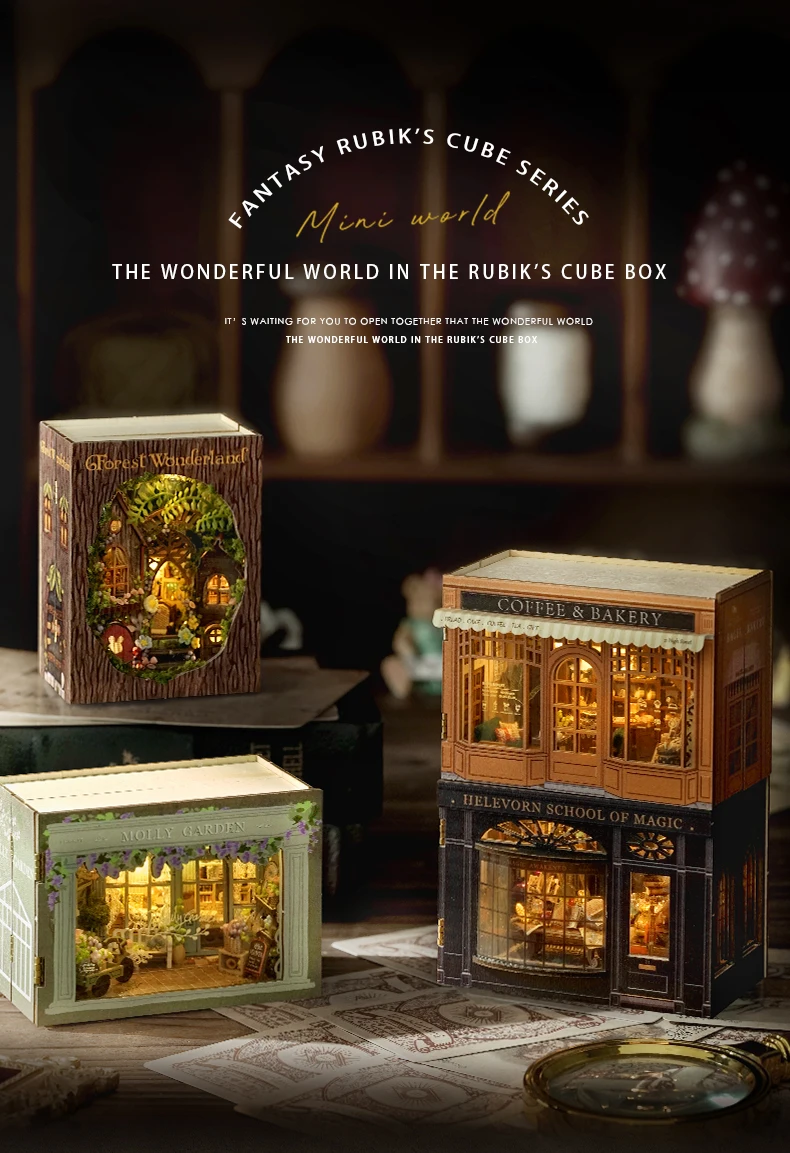 2014 새로운 미니 인형 집 미니어처 Diy 인형 집 Miniaturas Maison sylvanian Home de muñecas 어린이 생일 새해 선물