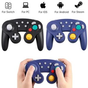Turbo Functio가 포함된 Steam/Andriod/PC 조이스틱용 Nintendo Switch 2 게임 패드와 호환되는 Bluetooth Gamecube 컨트롤러 지원