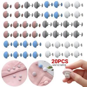 1-20PCS 침대 시트 이불 클립 원 버튼 잠금 해제 이불 커버 패스너 클립 미끄럼 방지 담요 버클 이불 홀더 고정 장치 그리퍼