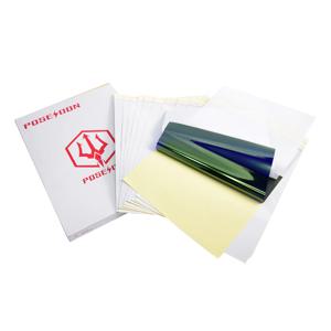 KVM 5/100Pcs 문신 전송 용지 A4 크기 문신 스텐실 종이 복사 용지 문신 전송 기계 Accessorie 용 감열지
