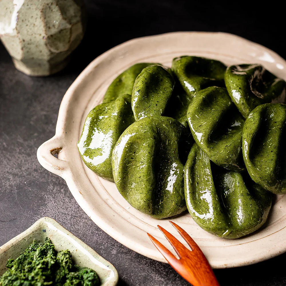 제주 해풍쑥 100% 쫀득한 제주해풍쑥개떡/앙금쑥개떡 25개(1.5kg)