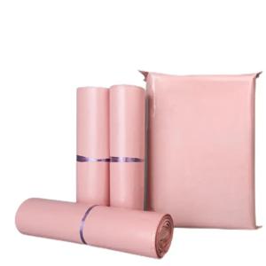 50Pcs 연근 분말 봉투 보관 가방 PE 플라스틱 택배 배송 가방 방수 자체 접착 인감 주머니 메일 링 가방