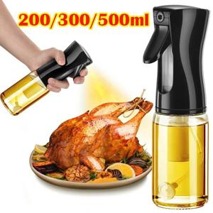200/300/500ml 오일 스프레이 주방 오일 분무기 디스펜서 스프레이 오일 분무기 Airfryer 바베큐 캠핑 올리브 오일 디퓨저 브러쉬